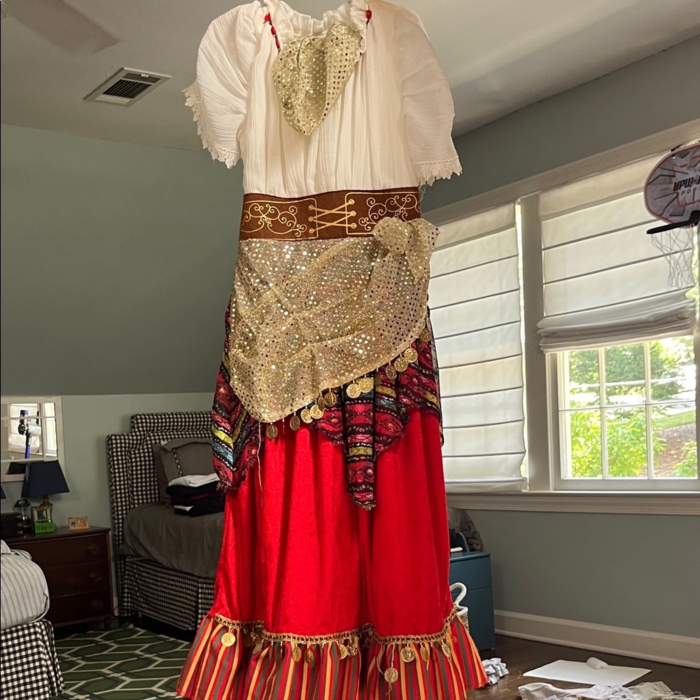 Girls 6-10 years Gypsy dress costume